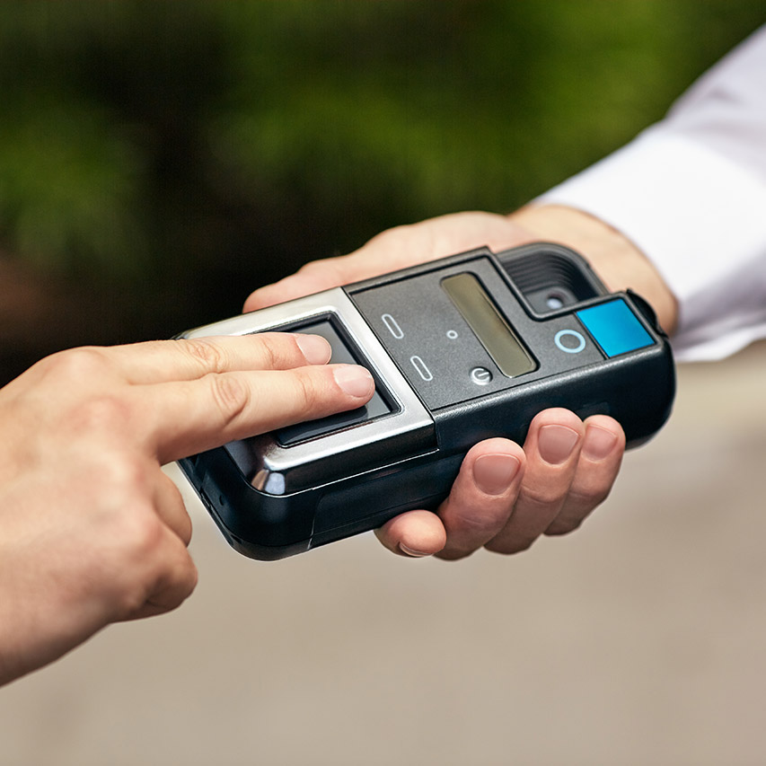 Border Management Tascent Biometric Device