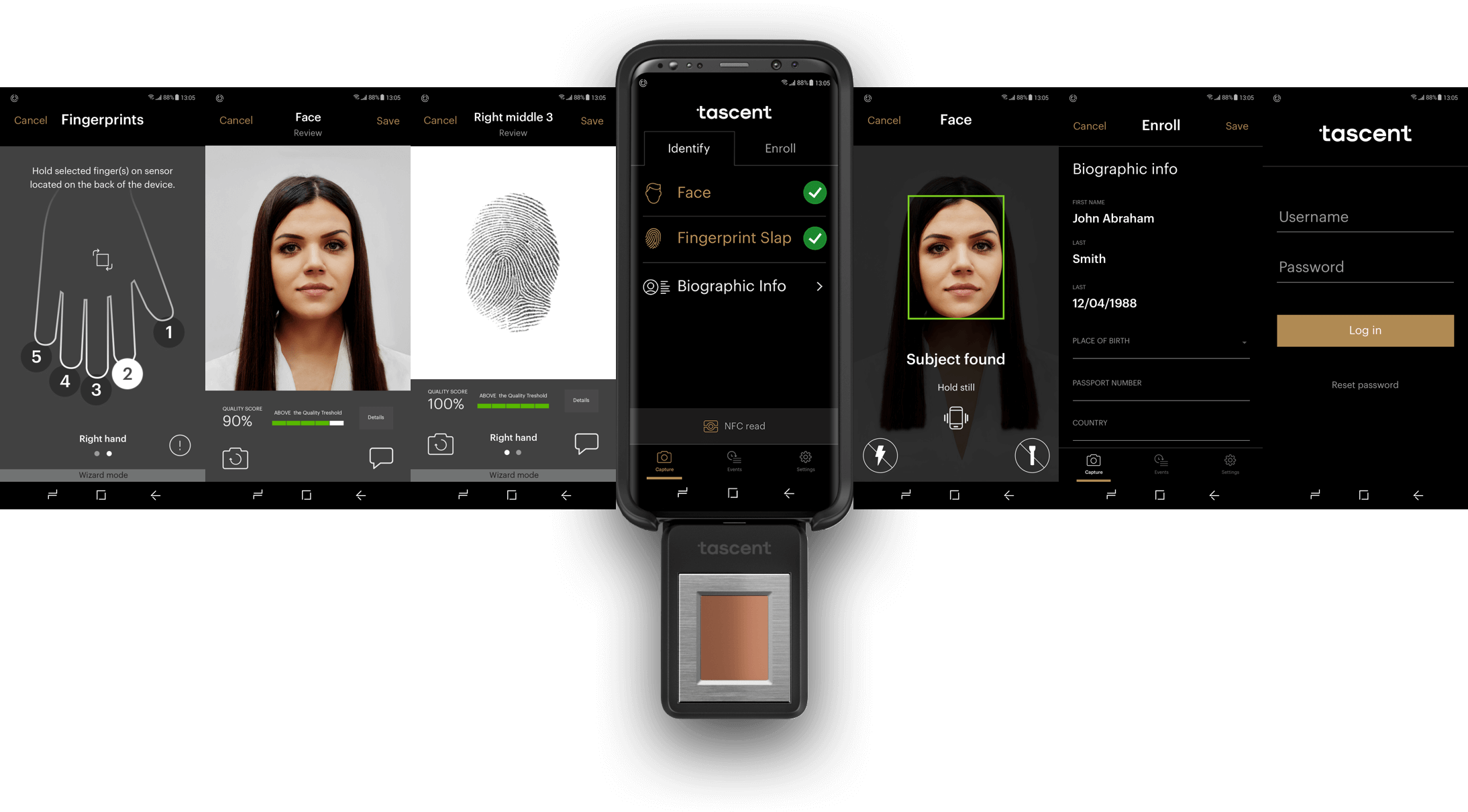 Tascent_Mobile_biometrics_M1_user_interface